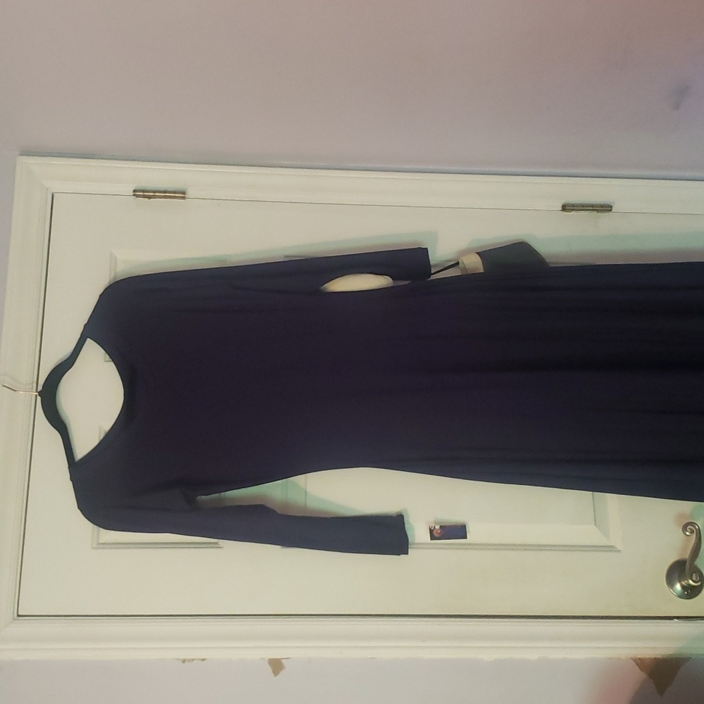 ONION by Whitney Mero Navy long sleeved dress in Large